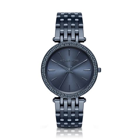 blue michael kors watch men|Michael Kors darci blue.